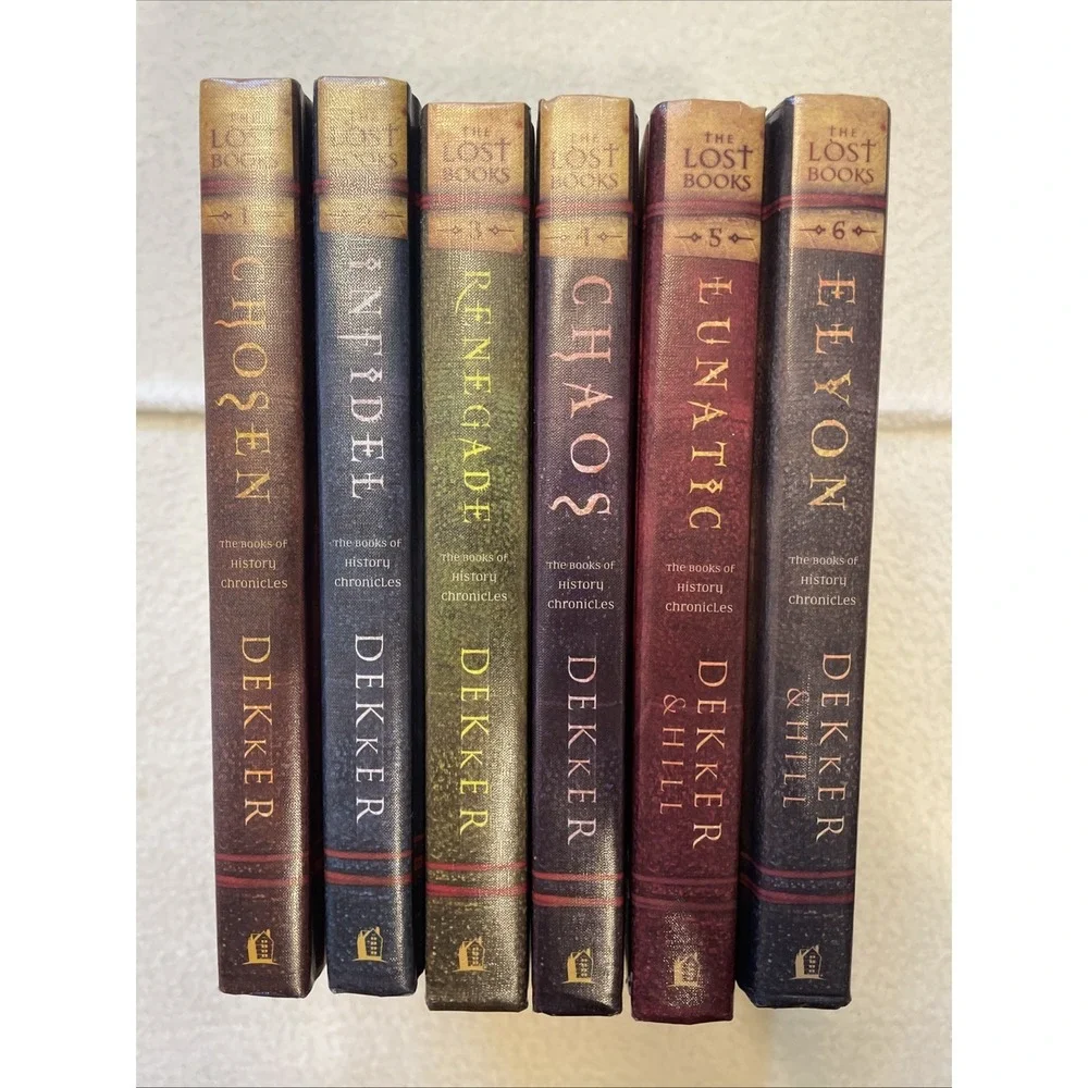 Ted Dekker The Lost Books 1-6 COMPLETE SET Fantasy History Chronicles Hardcover